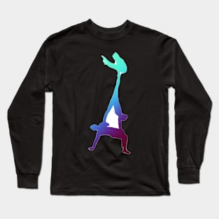 A women’s trio doing Eiffel Tower Long Sleeve T-Shirt